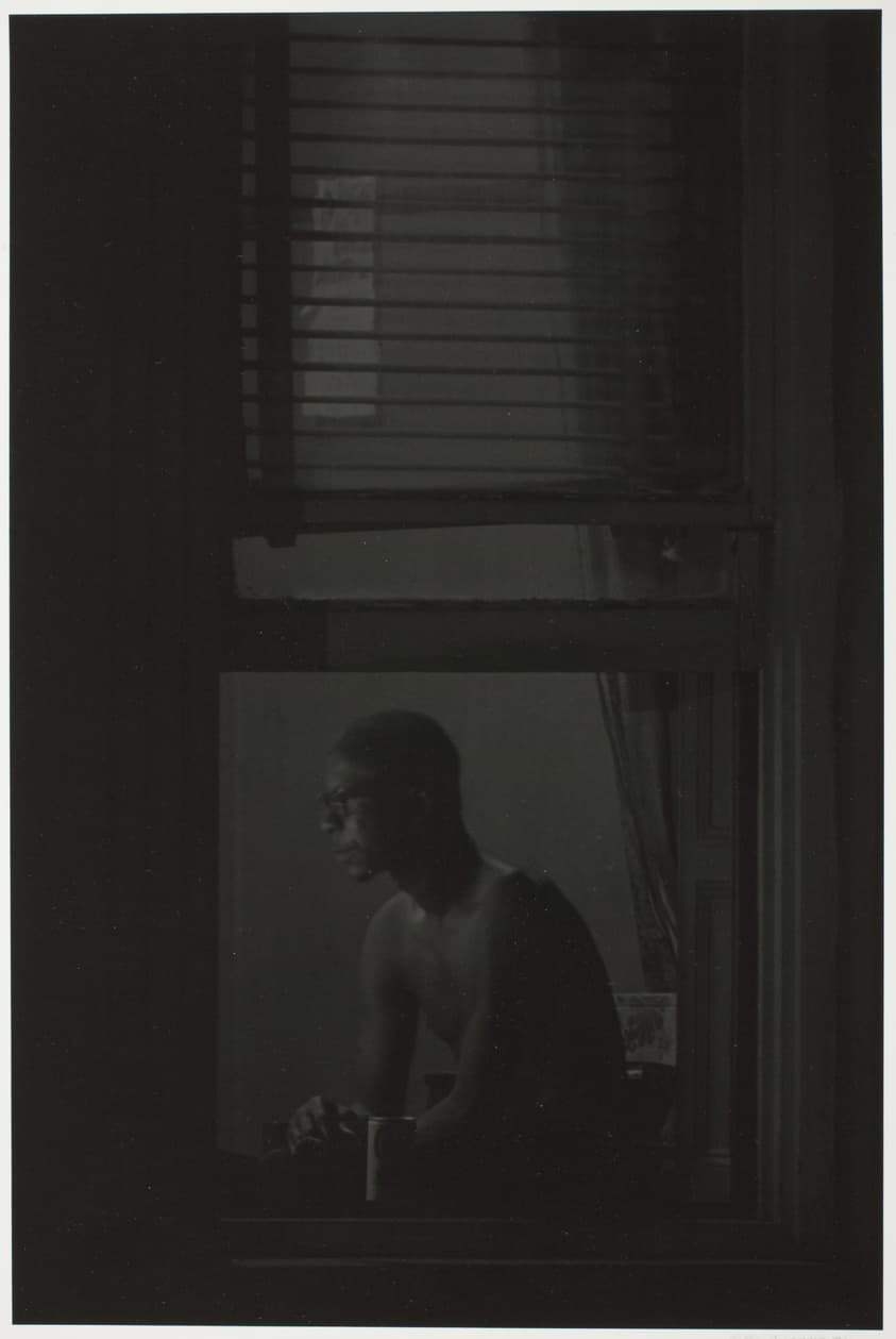 Roy DeCarava, Man in Window, Brooklyn, 1978. Photogravure. Image courtesy of the Art Institute of Chicago.
